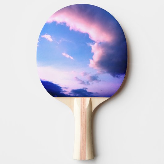 Roze wolken tafeltennisbatje (Voorkant)