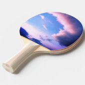 Roze wolken tafeltennisbatje (Voorkant Gekanteld)
