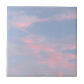 roze wolken tegeltje (Voorkant)