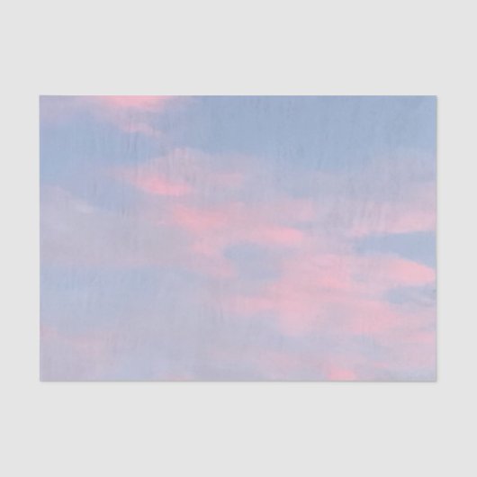  roze wolken tissuepapier (Voorkant)