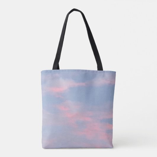  roze wolken tote bag (Achterkant)