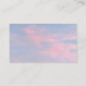  roze wolken visitekaartje (Achterkant)