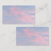  roze wolken visitekaartje (Voorkant / Achterkant)