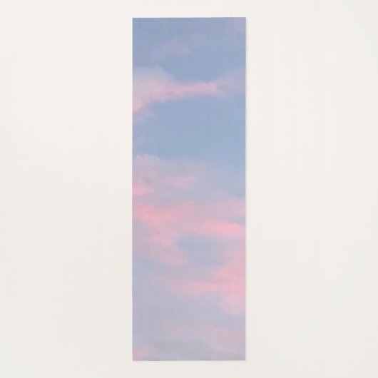  roze wolken yogamat (Achterkant)