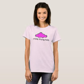 Roze wolkenbank t-shirt (Voorkant volledig)