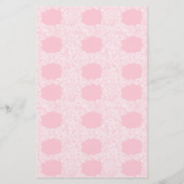 Roze wolkenkrabbers briefpapier