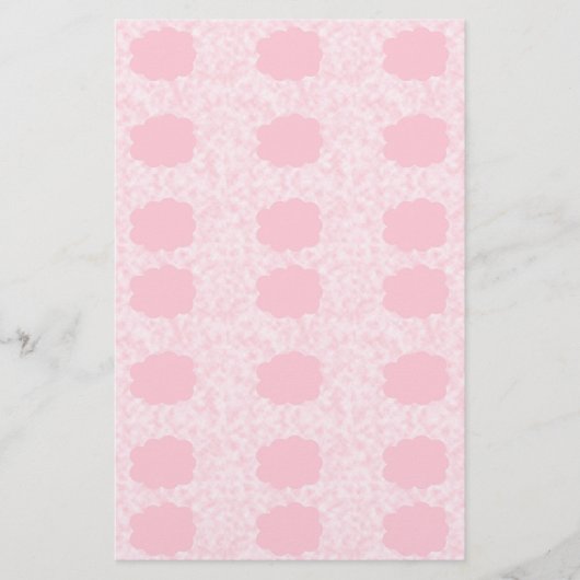 Roze wolkenkrabbers briefpapier (Voorkant)