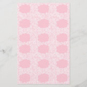 Roze wolkenkrabbers briefpapier (Achterkant)