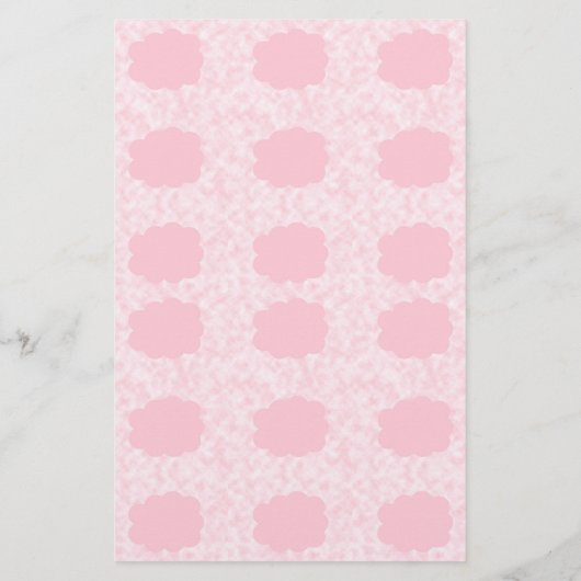 Roze wolkenkrabbers briefpapier (Achterkant)