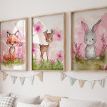 Roze Woodland kwekerij Art Print Set<br><div class="desc">Woodland Nursery Art Print Set - roze - meisjes. Transformeer uw kwekerij in een grillig bos wonderland met onze bosprint set. Deze dierenprints met schattige bosdieren zijn de perfecte aanvulling op elke kwekerij of baby-kamer met een bosthema. Of u nu decoreert voor een baby shower of op zoek bent naar...</div>