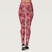 Roze Workout Kleding Amaryllis Esthetisch Moederda Leggings (Achterkant)