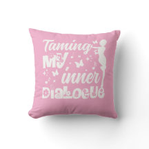 Roze Worpkussen Inner Child & Genezingskussen