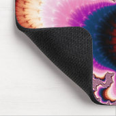 Roze wortelen - Fractal Mousepad Muismat (Hoek)