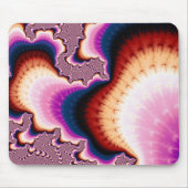 Roze wortelen - Fractal Mousepad Muismat (Voorkant)