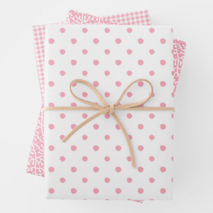 Roze Wrapping Trio Inpakpapier Vel