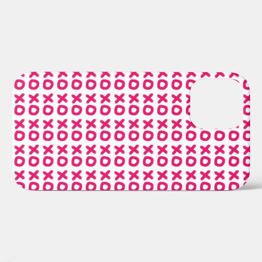 Roze XO Case-Mate iPhone Case (Achterkant (horizontaal))