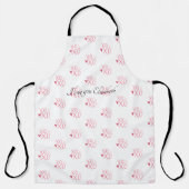 Roze "XOXO" harten Gelukkige Valentijnsdag Schort (Voorkant)