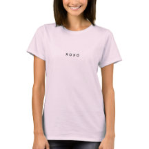 Roze XOXO T-shirt - Cute Valentijnsdag T-shirt