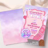 Roze Y2K-feest terug naar 2000 verjaardag Kaart