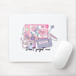Roze Y2K Kawaii Muismat | Cute Pastelkleurige Bure