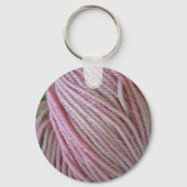 Roze Yarn Sleutelhanger (Voorkant)