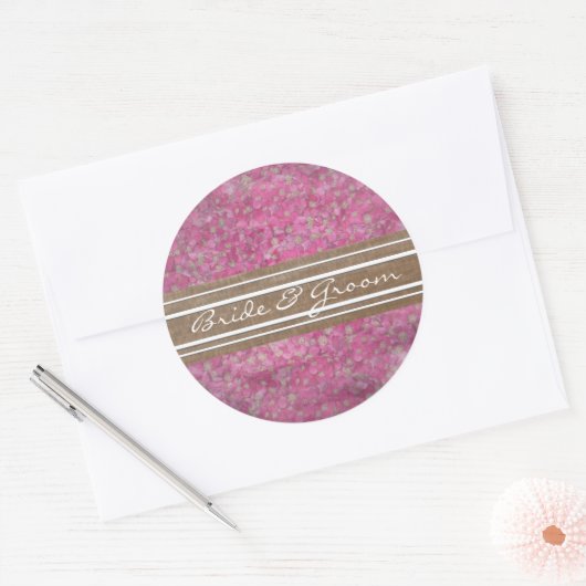 Roze Yarrow Elegant Stickers (Envelop)