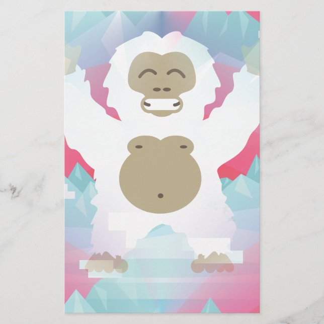 roze yeti (Voorkant)