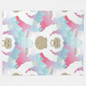 roze yeti deken (Voorkant (Horizontaal))