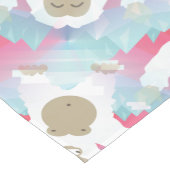 roze yeti tabelleunner korte tafelloper (Hoek)