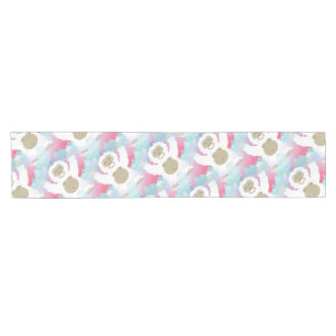 roze yeti tabelleunner korte tafelloper