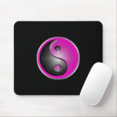 roze yin en yang muismat (Met muis)