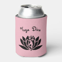 Roze Yoga Diva-ontwerp