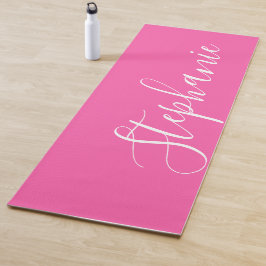 Roze Yoga Mat monogram modern yoga mat
