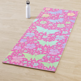 roze, Yoga, mat, patroon, kleurrijk, sport, spel, Yogamat