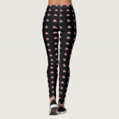 Roze Yoga Uitrusting Leggings (Achterkant)