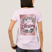 Roze You Are A Blessing T-Shirt (Achterkant)