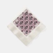 Roze Zachte Grunge Thee Feest Servetten (Hoek)