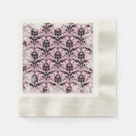 Roze Zachte Grunge Thee Feest Servetten