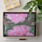 Roze, zachte Rozen Tissuepapier (Geschenk)