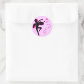 Roze zachte Sticker (Tas)