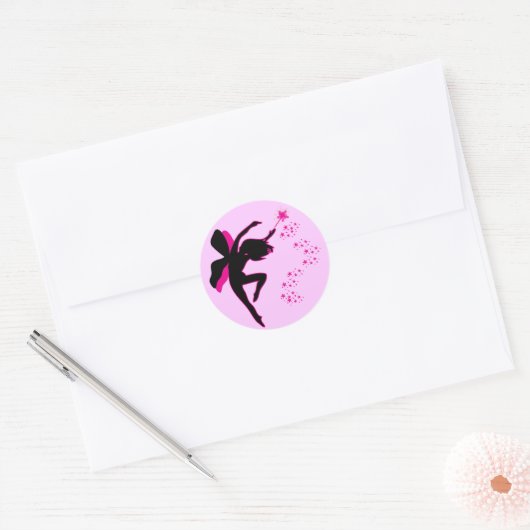 Roze zachte Sticker (Envelop)