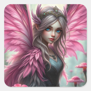 Roze, zachte Stickers