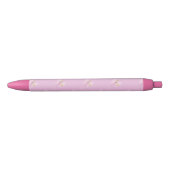  roze, zachte strip pen, zwarte inkt pen (Voorkant)