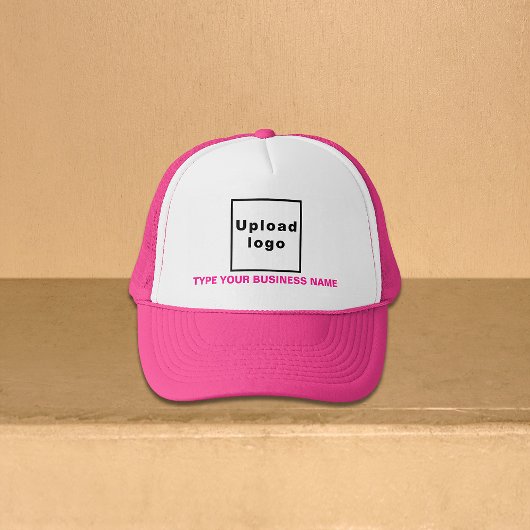 Roze Zakelijk Merk op Trucker Hat Pet