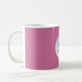 Roze zakelijke logo koffiemok (Links)