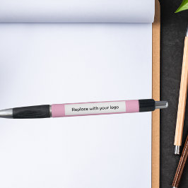 Roze zakelijke logo pen