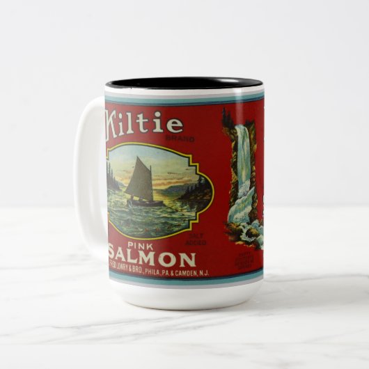  roze zalmlabel mok (Voorkant links)