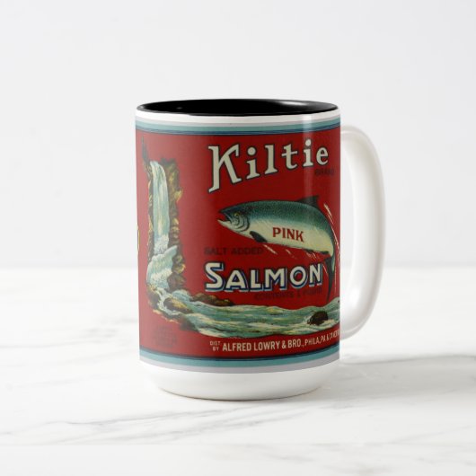 roze zalmlabel mok (Voorkant rechts)