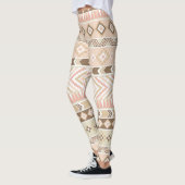 Roze Zand Beige Tribal Aztec Stripe Legging (Links)
