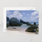 Roze zand briefkaart (Voorkant / Achterkant)